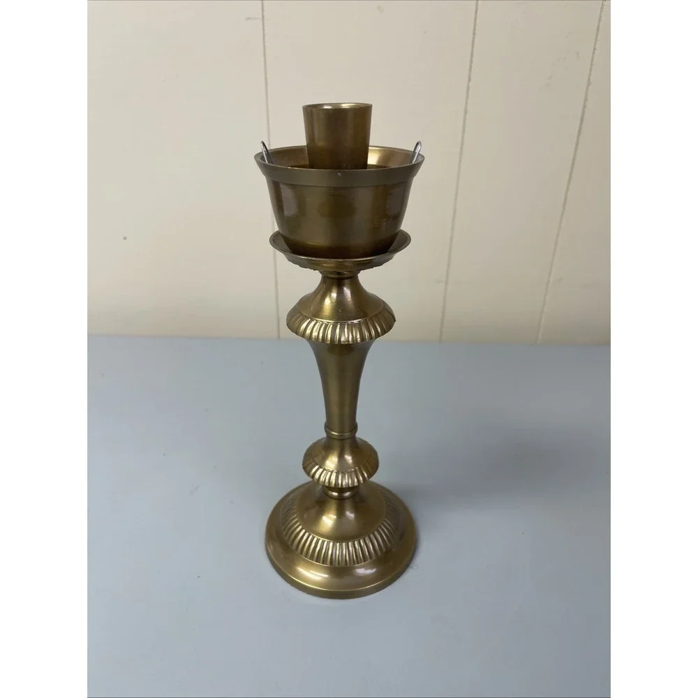 VTG Brass Candle Stick Holder 10
